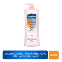 dưỡng trắng da chống nắng Vaseline 400ml