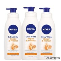 Dưỡng trắng da toàn thân NIVEA Extra White Repair & Protect Body Lotion 350ml