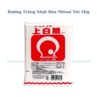 Đường Trắng Mitsui Nhật Bản 1Kg – Đường Cát Tinh Luyện Hạt Mịn, Vị Ngọt Thanh, An Toàn Cho Bé, Chất Lượng Mitsui Seito Chính Hãng