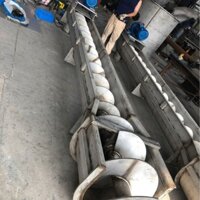 Đường truyền trục ngang Auger, đường truyền ống hình chữ U, máy cấp liệu Auger, đường truyền nâng chất thải