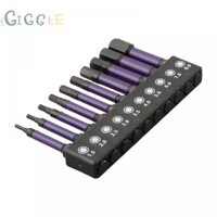 Durable Hex Head Screwdriver Bit Set 10pcs Suitable for Strong Impact Operations