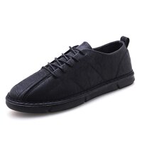Durable Sneaker Shoe Gymnastic Shoes for Men Fashion Sports Shoes Lace Up Style Microfiber Leather Light and Cushy