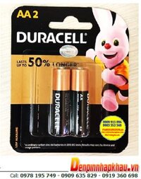 Duracell LR6 MN1500B2, Pin AA 1.5v alkaline Duracell LR6 MN1500B2 (Lasts up to 50% longer) /Vỉ 2viên