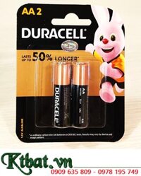 Duracell LR6 MN1500B2, Pin AA 1.5v alkaline Duracell LR6 MN1500B2 (Lasts up to 50% longer) /Vỉ 2viên