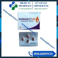 Duraject 60 (Hộp 1 vỉ x 4 viên) – Thuốc điều trị xuất tinh sớm, xuất tinh không tự chủ