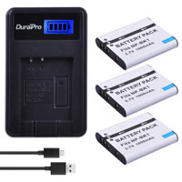 DuraPro NP-BK1 NP BK1 Bateria 1000mAh Battery +LCD USB Charger For Sony S750 S780 S950 S980 W190 W370 W180 DSC-S950 MHS-