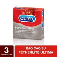 Durex Bao Cao Su Durex Fether Ultima 3 Cái/hộp