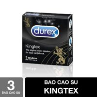 Durex Bao Cao Su Durex Kingtex 3 Cái/hộp