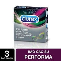 Durex Bao Cao Su Durex Performa 3 Cái/hộp