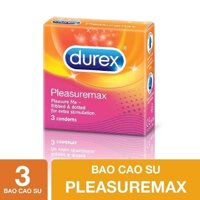 Durex Bao Cao Su Durex Pleasuremax 3 Cái/hộp