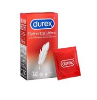 Durex Fetherlite Ultima 12s  - Bao Cao Su Mỏng Trơn - Truyền Nhiệt Nhanh -  Nhập Khẩu Thái Lan