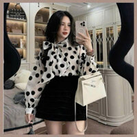 [ĐỦSIZE 38-65kg]Sơ Mi Chấm Bi Hot Hit