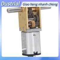 Dustrial Động cơ giảm tốc DC 6V 30RPM độ động trục kép Turbo Worm cho máy
