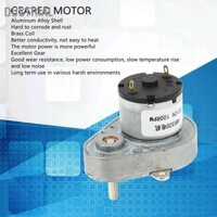 Dustrial Động cơ giảm tốc DC 100RPM độ xoắn cao có thể đảo ngược CW CCW 48E520 DC12V