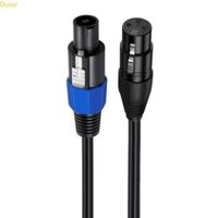 Dusur Speakon sang XLR Cáp Speakon Cắm Nam sang XLR 3Pin Nữ Loa Cáp Nối Dài Dây Micro Có Khóa Xoắn