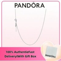 DUTY Free 100% S925 trang sức bạc nguyên chất quà tặng trang sức Pandora Vòng Cổ Dây cáp cổ điển 590515