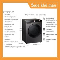 [DUY NHẤT 10 XUẤT MUA] Máy giặt Samsung cửa ngang 11 kg giặt , 7 kg sấy WD11T734DBX/SV