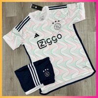 DUY NHẤT- Áo Bóng Đá CLB Ajax Amsterdam Sân Khách 23/24 - Chuẩn Mẫu Thi Đấu - Vải Polyester Gai Thái
