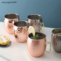 (Duyonglinbbb) 530ml Moscow Mule Đồng Cốc Cốc Kim Loại Cốc Thép Không Gỉ Búa Đồng Mạ Trống Loại Bia Cốc Rượu Cà Phê MỚI