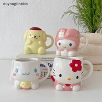 (Duyonglinbbb) Hello Kitty Gốm Cốc Hoạt Hình Quế Chó Giai Điệu Gốm Cốc Quà Tặng Sinh Nhật MỚI