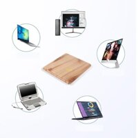 Dvd gắn ngoài di động và tiện lợi BT + -RW Drive VCD-ROM + -RW Bumers