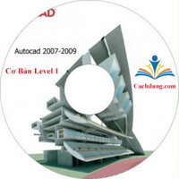 DVD VIDEO HƯỚNG DẪN CƠ BẢN AUTOCAD 2007-2008-2009 LEVEL 1