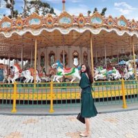 🔥DVK198042018 ĐẦM XÒE LƯNG V THẮT NƠ🔥
