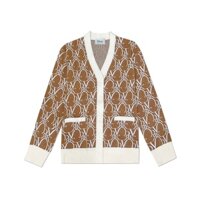 DVRK - Áo Khoác Cardigan Privé Họa Tiết Monogram Màu Cashew-DVRK-22SS