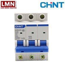 Cầu dao MCB Chint NXB-63 - 6A 6kA 3P