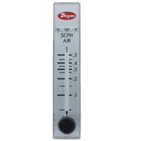 Dwyer Rate-Master Flowmeter, RMA-21-SSV, 4% Acc, 1-10 LPM air, SS Valve, PC Body
