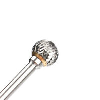 DX Type Double Slot Tungsten Steel Wood Carving Grinding Head Hard Metal Milling Cutter For Copper