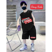 DXD- Bộ bé trai in chữ siêu ngầu, chất cotton mềm mại , từ 10-60kg