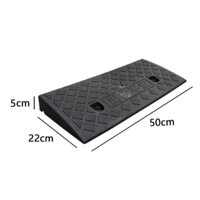 (DxRxC = 50x22x5cm - màu đen) - Bục dắt xe lên xuống, bậc dắt xe, bục xe, cầu di chuyển lên xuống cho ô tô,xe máy