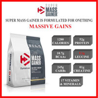 DYMATIZE SUPER MASS GAINER 5,4KG - Sữa tăng cân cho người gầy, hiệu quả, an toàn, thành phần dinh dưỡng đầy đủ