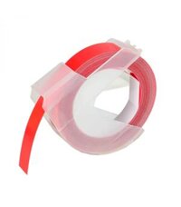 Dymo 520102 LT Embossing Label - 9mm x 3m - Red