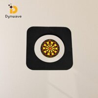 Dynwave Dart Board Thiết kế nối vòm Vòng bảo vệ Mặt sau Nhẹ Hạng nặng 17,7 inch Vỏ đen EVA Mục tiêu Ban xung quanh