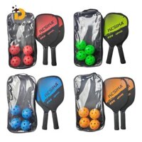 Dynwave Di Động S Bộ 2 Vợt Mang Túi 4 Quả Cầu Kén Với Tay Cầm Thoải Mái Gỗ Dành Cho Nữ Ngoài Trời Nam Tập Luyện Thể Thao