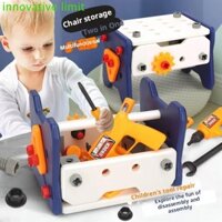 Dyruidoj 40 / 56 / 58 Cái Trẻ Em Chơi Bộ Dụng Cụ Sửa Chữa Nhựa Xây Dựng Đồ Chơi Giáo Dục Cho Bé Trai Bé Gái