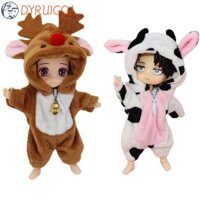 Dyruidoj Búp Bê Khủng Long Quần Áo Áo liền quần Molly 1 / 12 BJD Đồ Chơi DIY Hoạt Hình Búp Bê Quà Tặng Ob11 Quần Áo