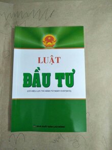 Luật Đầu Tư - Trí Việt Books
