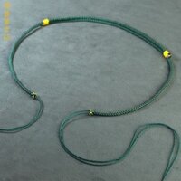 Dzi Dây Đeo Ngang Nam Nữ Ngọc Vòng Cổ Cặp Đôi Có Thể Điều Chỉnh Tay Dệt Mặt Dây Chuyền Xương Đòn Dây 3.23