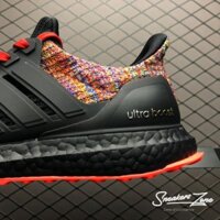 𝐓Ế𝐓 (FREE SHIP + HỘP + QUÀ) Giày thể thao ULTRA BOOST 4.0 multi colors Black đen gót thổ cẩm  g . .