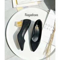 𝐓ế𝐭🌺 GIÀY CAO GÓT NAGASHOES MŨI NHỌN GÓT KIM TUYẾN 5P NAC126 SD54 * re nha1