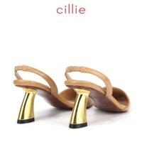 𝐓ế𝐭🌺 Giày cao gót nữ Cillie bít mũi hở hậu cao 6cm 1207 SD54 * re nha1