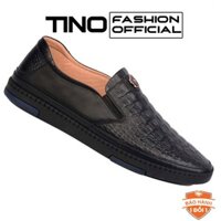 𝐓Ế𝐓 Giày lười Tino dập nhiệt vân cá sấu GL63