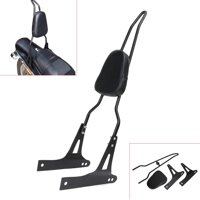 E-Most Motorcycle Backrest Rear Sissy Bar Detachable Passenger Pad Luggage Rack for Harley Davidson Dyna FXD FXDB FXDC FXDL FXDWG FXDSE