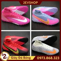 𝐓Ế𝐓🌺 NEW CH [FreeShip] [Tặng Tất/Túi] Giày Đá Bóng  𝗧𝗙 𝗡𝗶𝗸𝗲 𝗠𝗲𝗿𝗰𝘂𝗿𝗶𝗮𝗹 𝗩𝗜𝗜 Cao Cổ Đủ Màu Đã Khâu ˇ ⁵ ' '