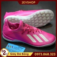 𝐓Ế𝐓🌺 NEW CH [Siêu Chất] [FreeShip] [Tặng Tất/Túi] Giày Đá Bóng 𝗧𝗙 𝗫𝟭𝟵.𝟭 𝗯𝗼𝗼𝘁𝘀 Hồng Đã Khâu Bền Đẹp " ˇ P