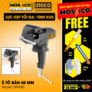 Ê tô bàn Ingco HBV082