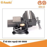 Ê tô bàn nguội xoay 360° [HÀNG CHÍNH HÃNG] Asaki AK-0666 3'' - Khả năng kẹp 10cm